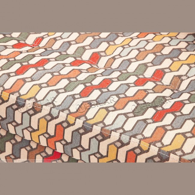 Диван прямой Этро Люкс 5 аккордеон-евро Bricks
